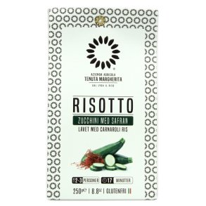 Zucchini- og safranrisotto