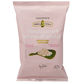 Kartoffelchips med pink salt fra himalaya