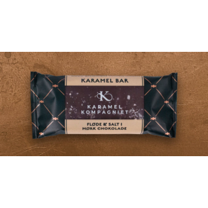 Karamel Bar � Fl�de & Salt i m�rk chokolade