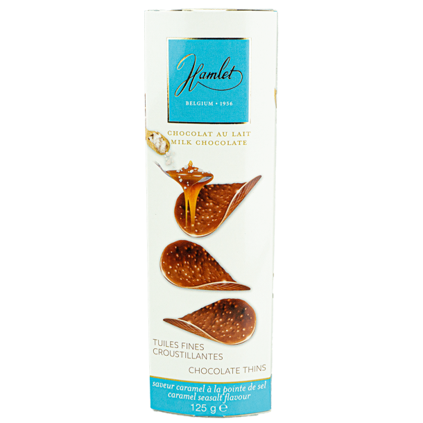 Hamlet Chocolate Thins - Lys med crispy saltkaramel