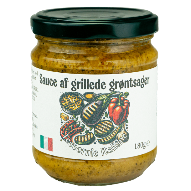 Sauce af grillede gr�ntsager