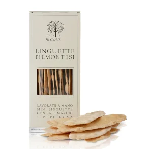 Linguette med havsalt og rosa peberkorn