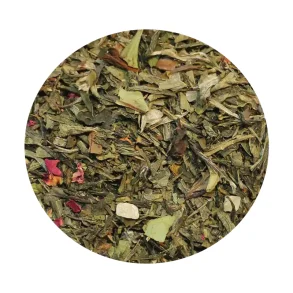 Grn/hvid te med kvde og ananas