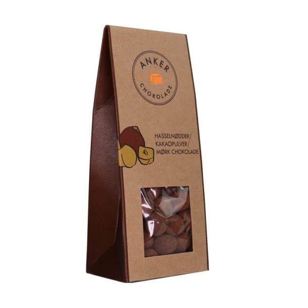 Hasselndder, kakaopulver og mrk chokolade 