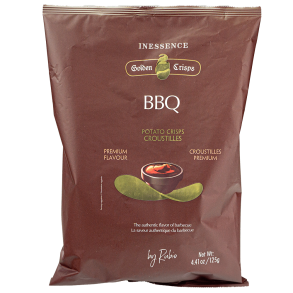 Kartoffelchips med barbeque