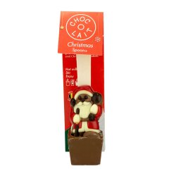 Chokoladedyppeske med julefigur