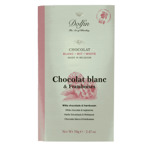 Hvid chokolade med hindb�r