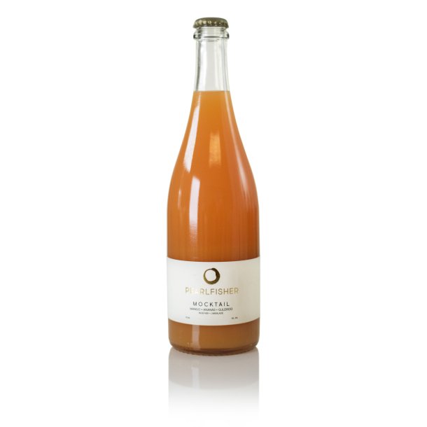 Pearlfisher Mocktail med Mango &amp; Ananas &amp; Gulerod &amp; Ingefr &amp; Limeblade