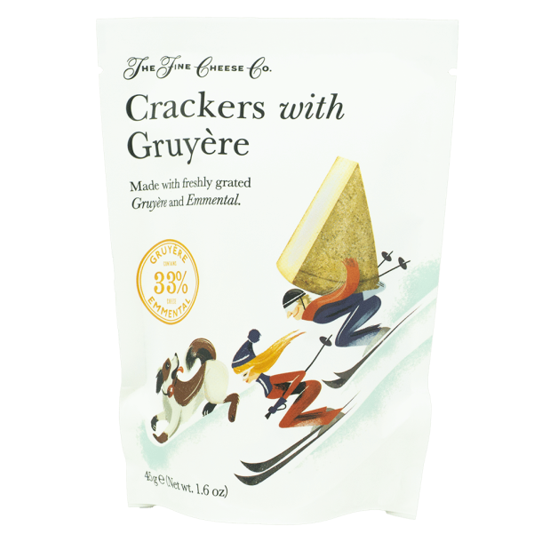 Ostekiks med Gruyere og Emmentaler
