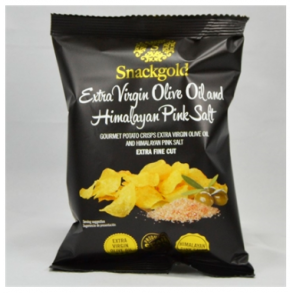 Gourmetchips med pink Himalaya salt