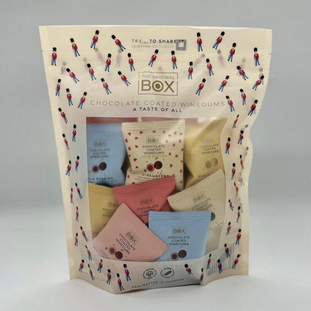 Gavepose med gourmetvingummi