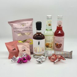 Gavekurv med gin, sdt og salt