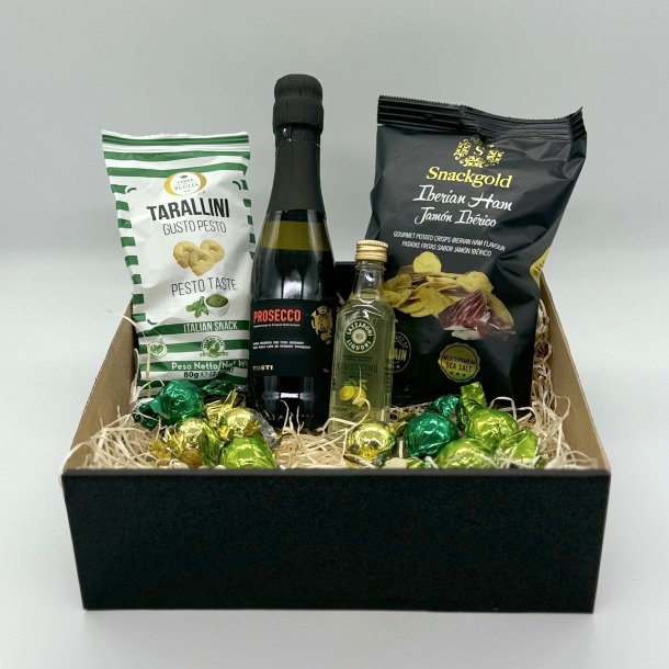 Gavekurv med prosecco, limoncino, salt og s�dt