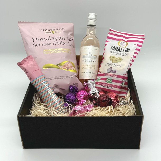 Gavekurv med ros�, salt og s�dt