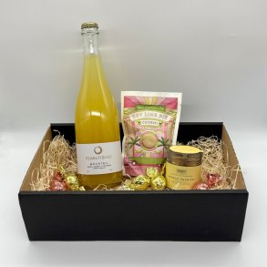 Gavekurv med mocktail og s�de sager