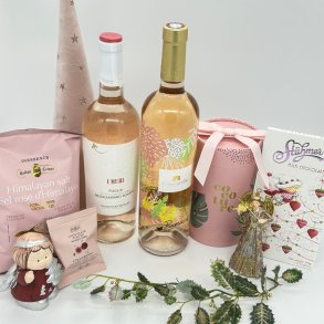 Julekurv med ros� og s�de specialiteter